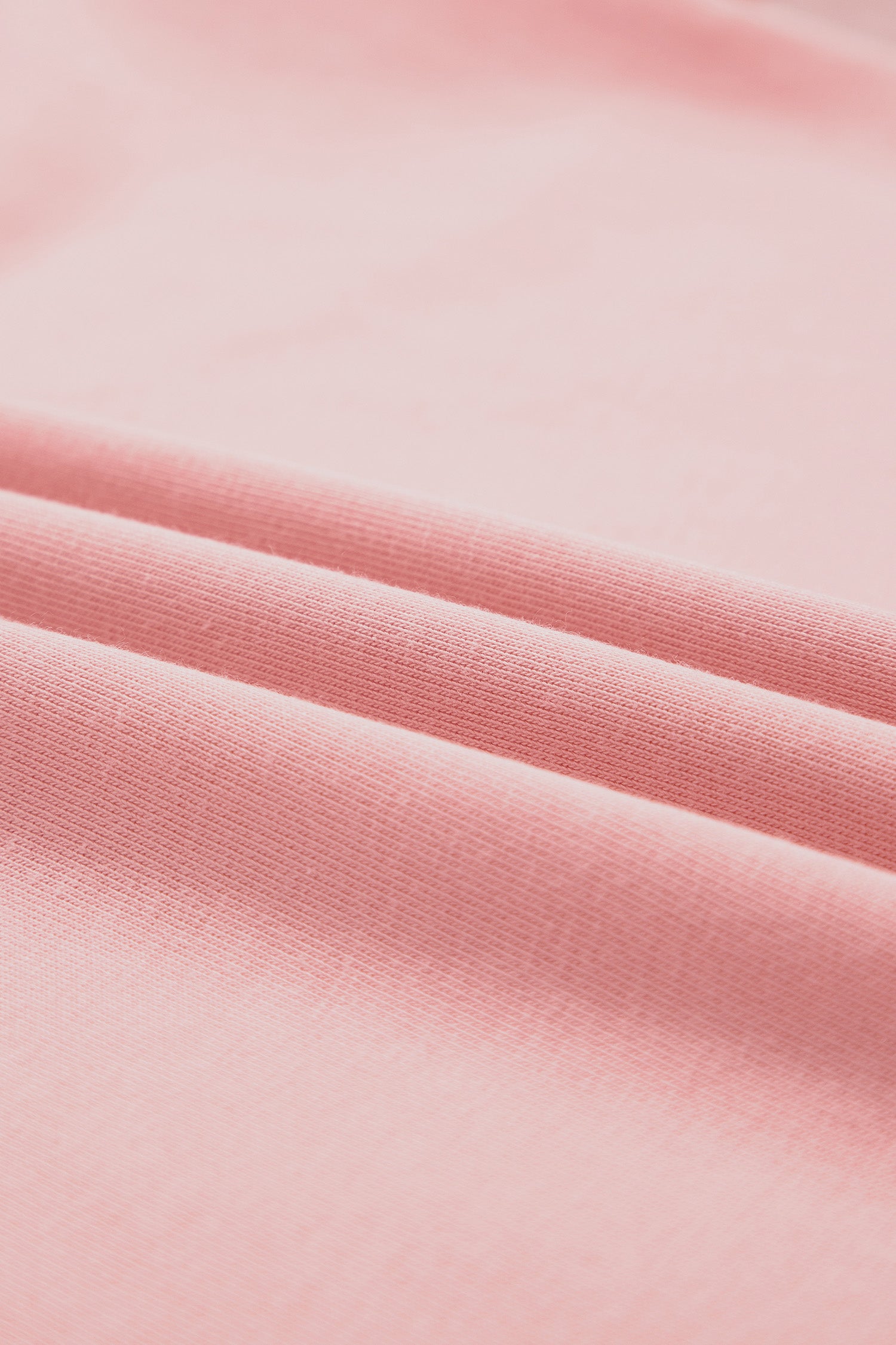 Gossamer Pink Striped Color Block Pullover Top Drawstring Shorts Set