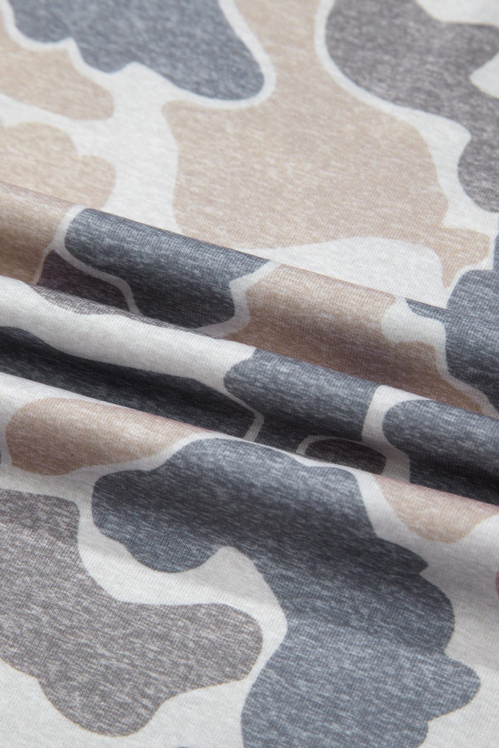 Multicolour Retro Camouflage Print Womens Casual T Shirt