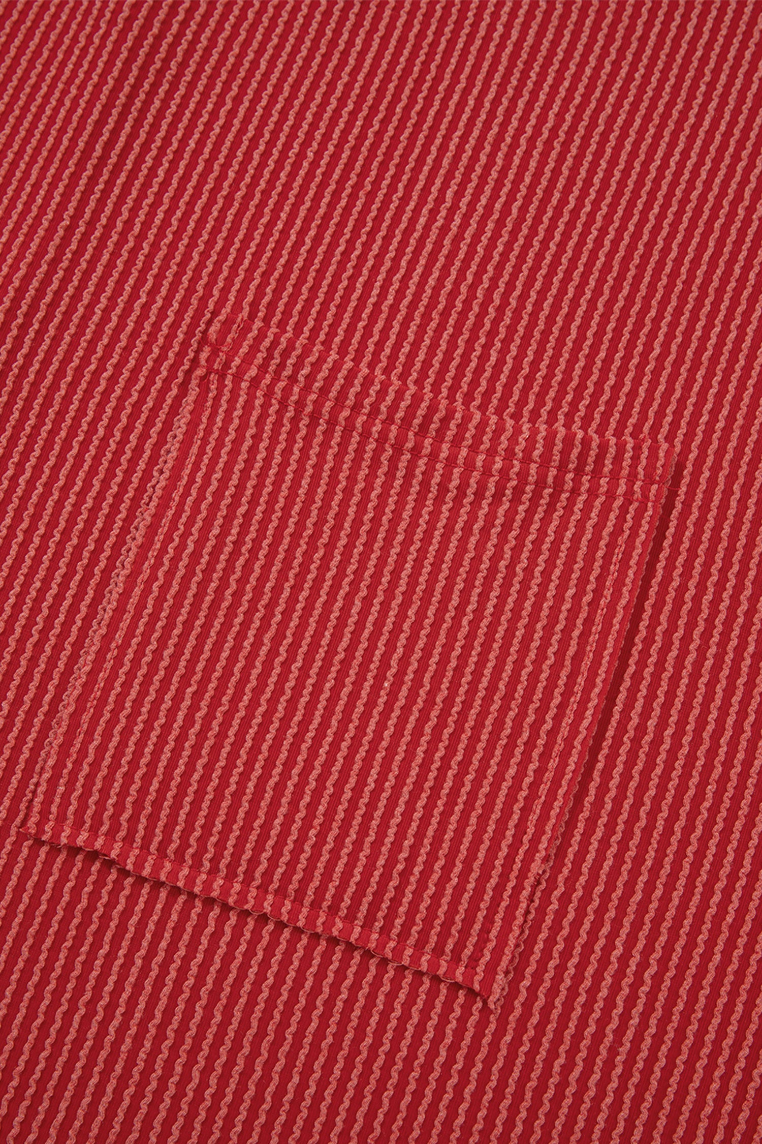Fiery Red Twist Ribbed Tunic Round Neck Bracelet Sleeve Plus Size Blouse