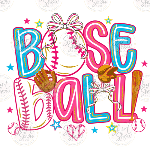 Base Ball colorful digital download preview