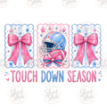 Touch Down Season bow helmet digital download preview