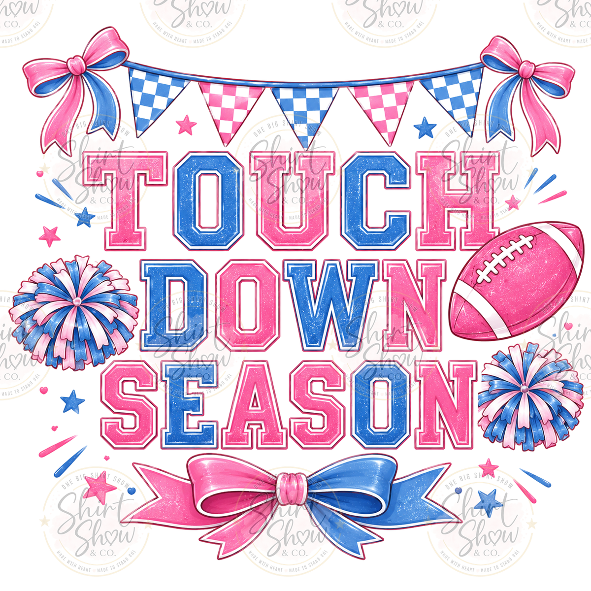 Touch Down Season cheer digital download preview