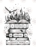 Magical Books Potions Herbology digital download preview