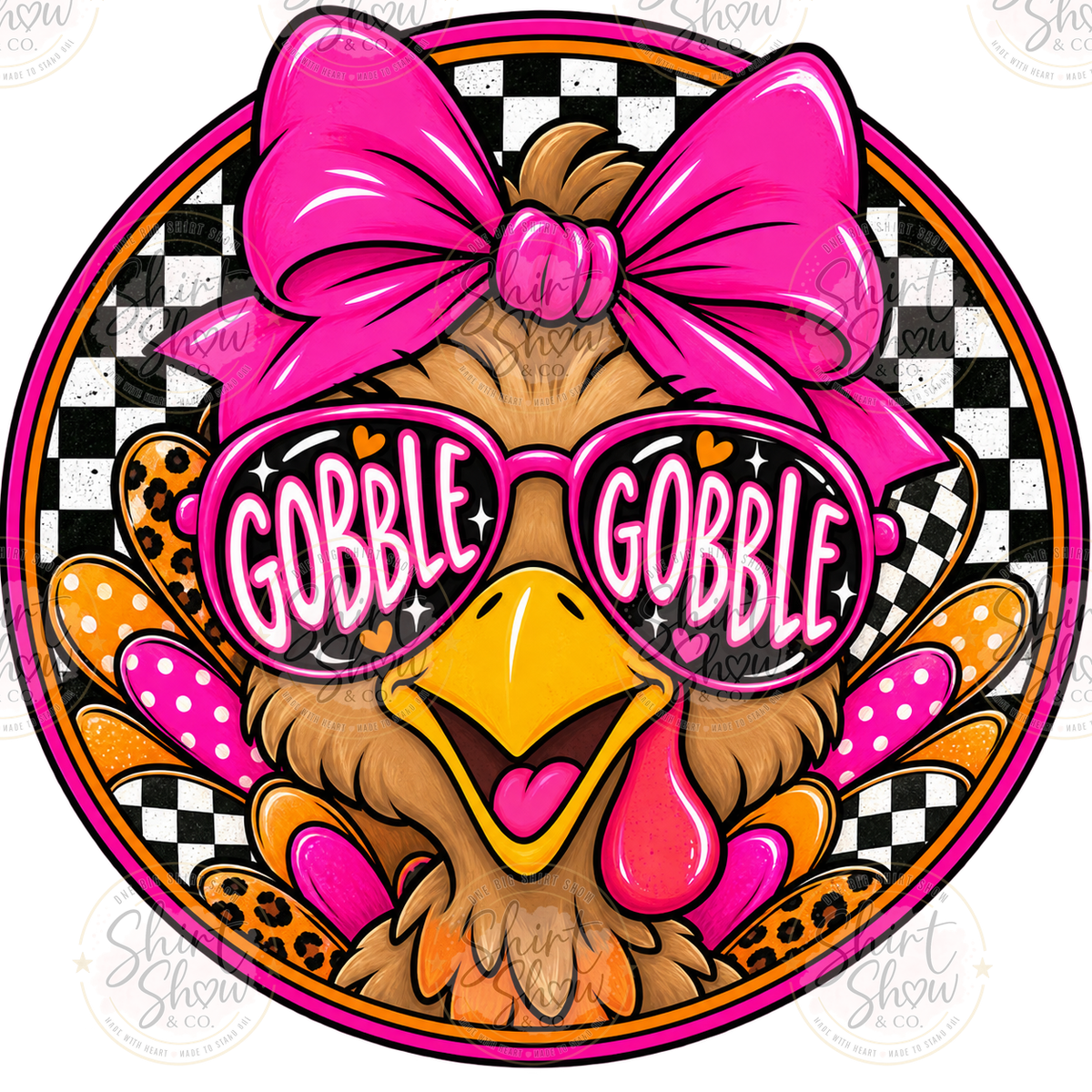 Gobble gobble turkey digital download preview