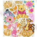 Pooh Fall Friends digital design watermarked preview