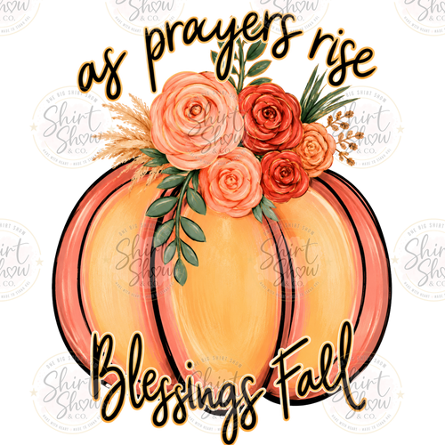 As Prayers Rise Blessings Fall digital design watermarked preview