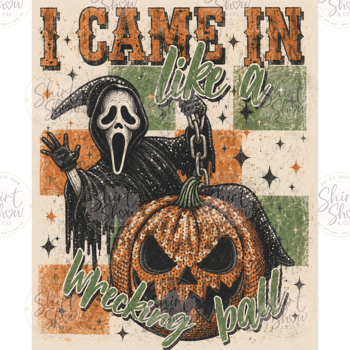 I Came in Like a Wrecking Ball Ghostface digital design watermarked preview