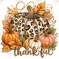 Thankful Leopard Pumpkins - Digital Download