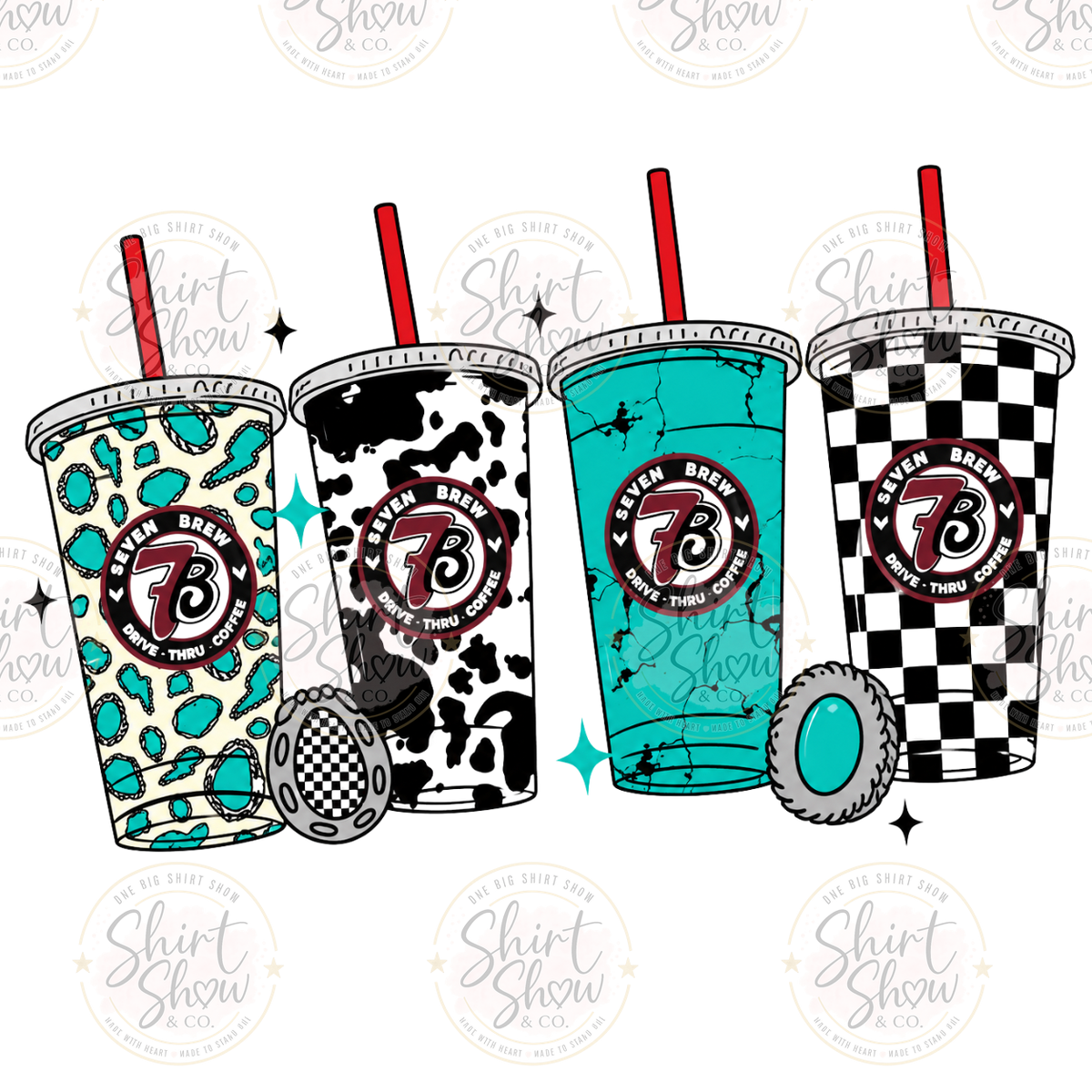 Seven Brew Fall Cups - Digital Download
