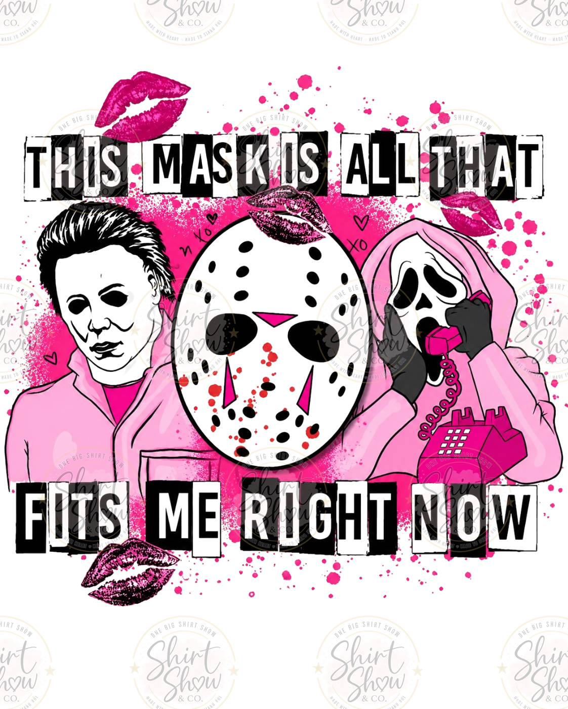 This Mask Is All That Fits Me Right Now horror digital design watermarked preview