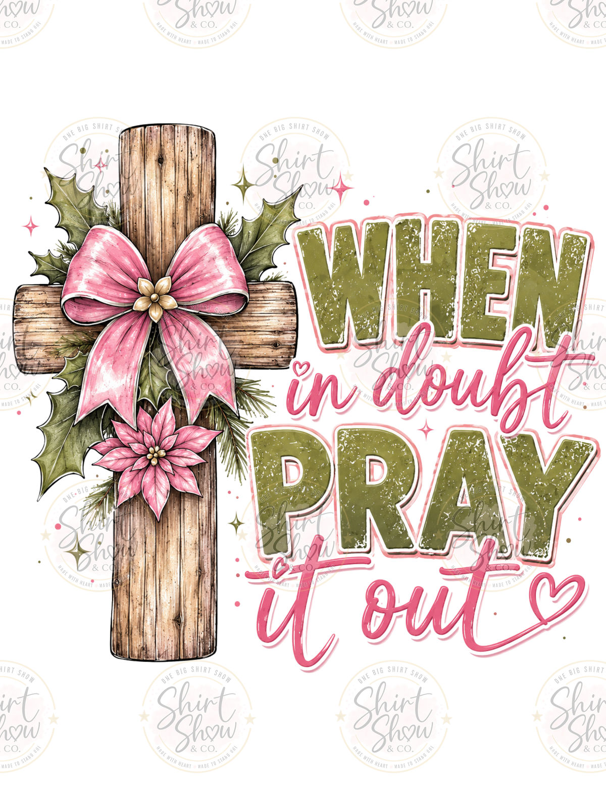 When in Doubt Pray It Out digital download preview