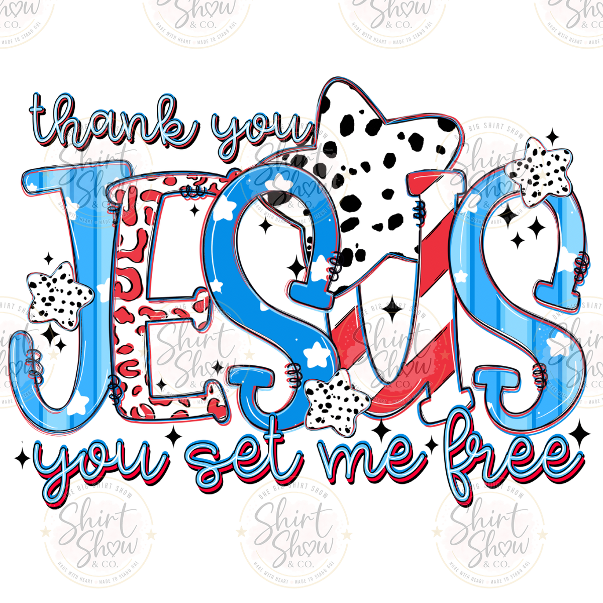 Thank You Jesus You Set Me Free digital download preview