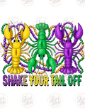 Shake Your Tail Off crawfish digital design watermarked preview