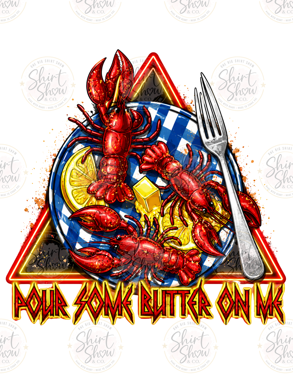 Pour Some Butter on Me crawfish boil digital design watermarked preview