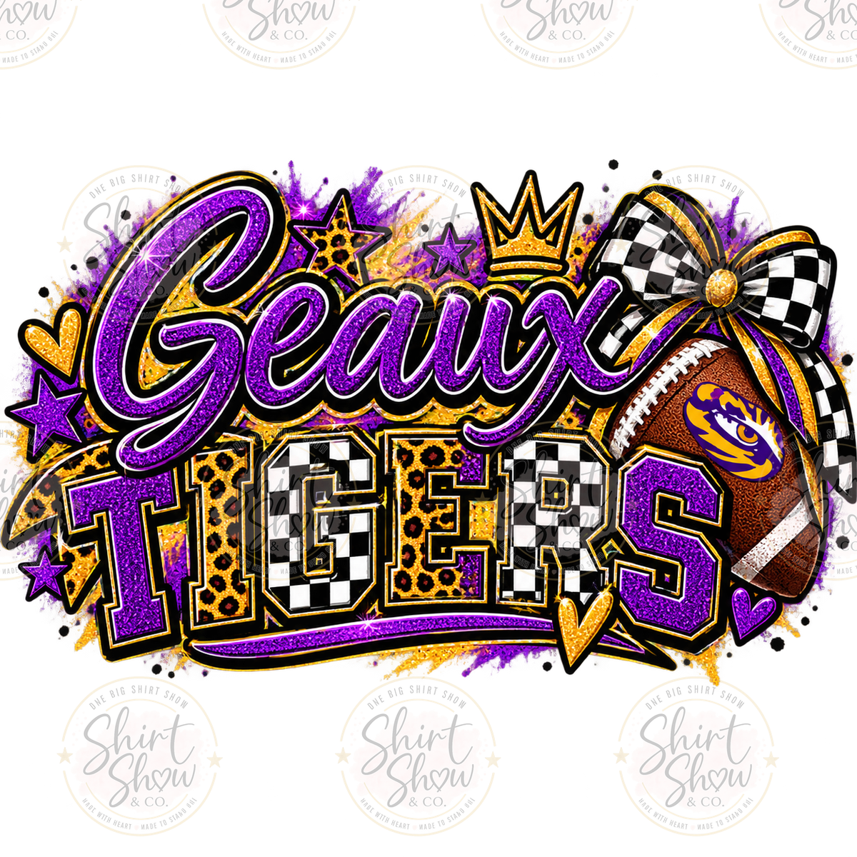 Saturdays LSU Gold digital download preview