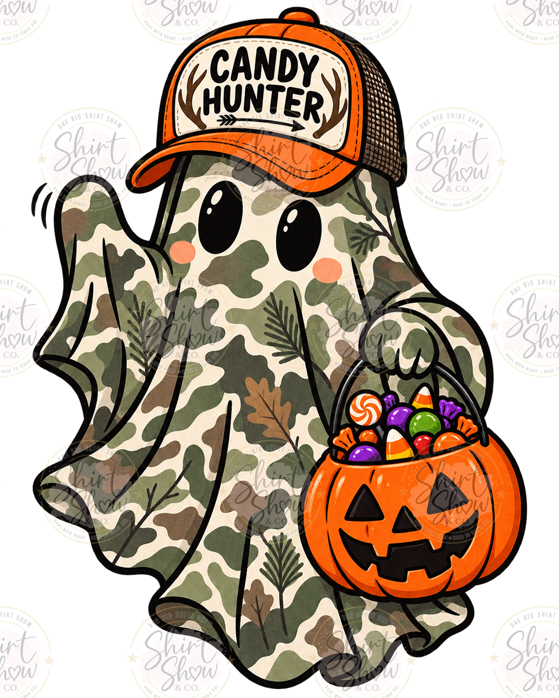 Candy Hunter ghost digital design watermarked preview