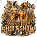 Shirt Show hunting dog orange digital design watermarked preview