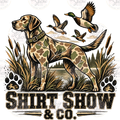Shirt Show hunting dog black digital design watermarked preview