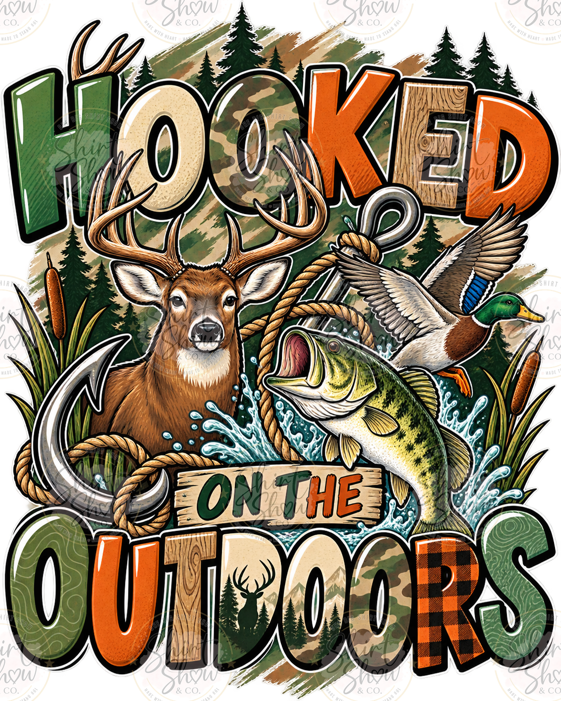 Hooked on the Outdoors - Digital Download