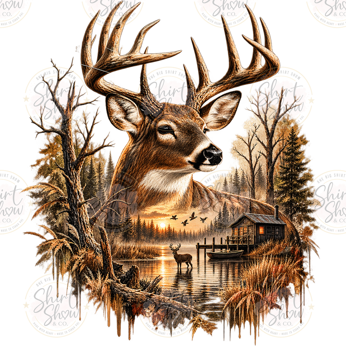 Whitetail Cabin - Digital Download