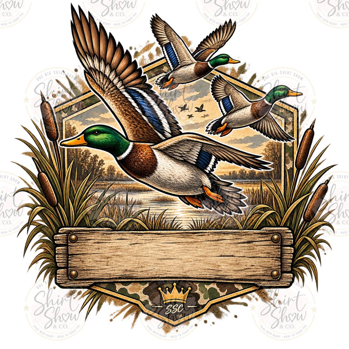 Flying Mallards - Digital Download