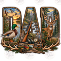 Dad hunting fishing digital design watermarked preview