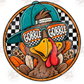 Gobble Gobble turkey hunter digital design watermarked preview