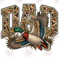 Dad mallard digital design watermarked preview