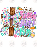 He Has Risen Just as He Said digital download preview