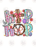 Hope Easter cross digital download preview