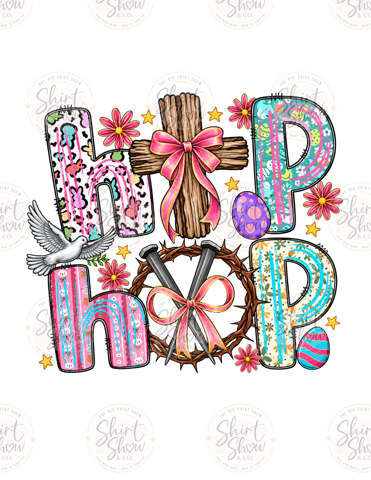 Hope Easter cross digital download preview