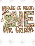 You're a Mean One Mr Grinch digital download preview