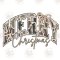 Merry Christmas Camo Bow digital download preview