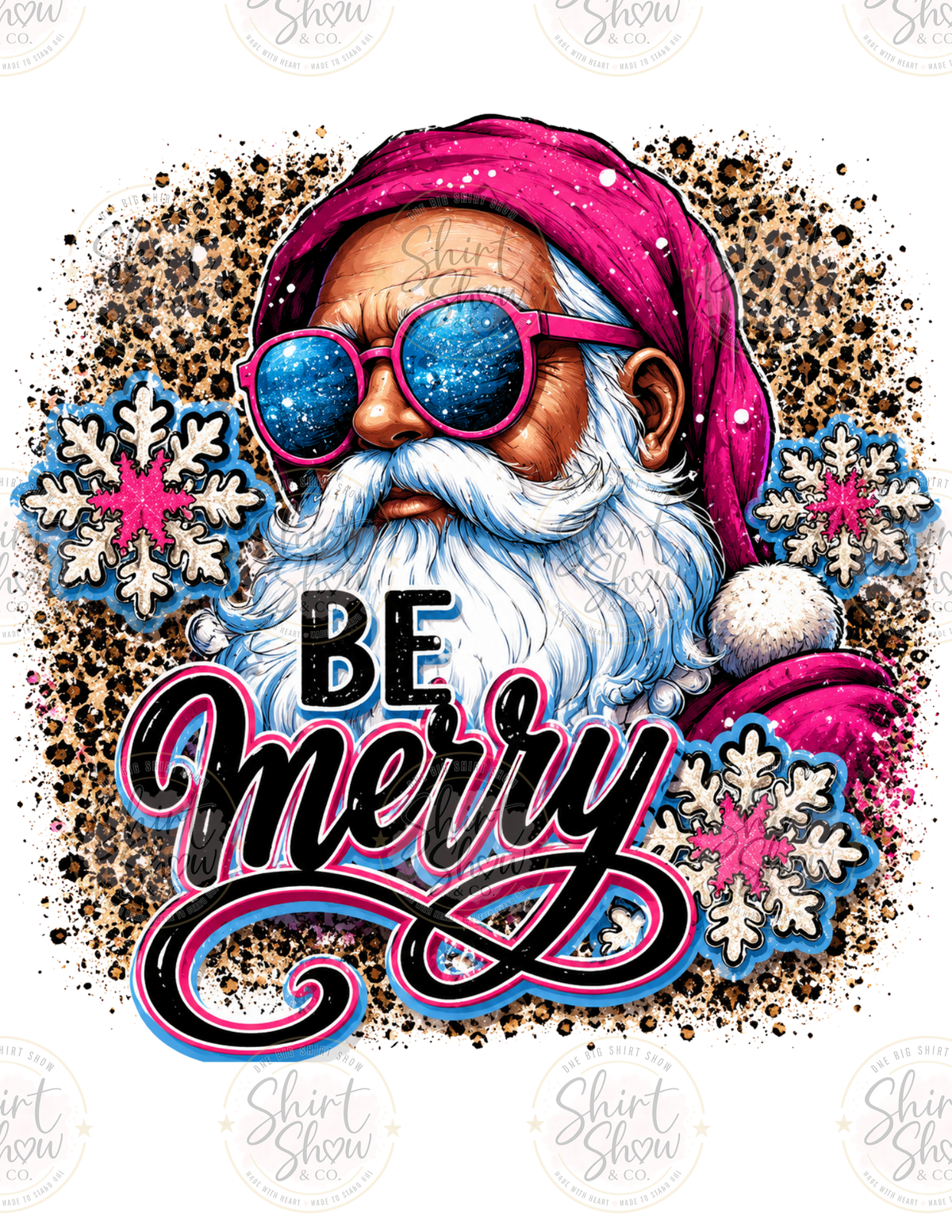 Be Merry Santa digital download preview