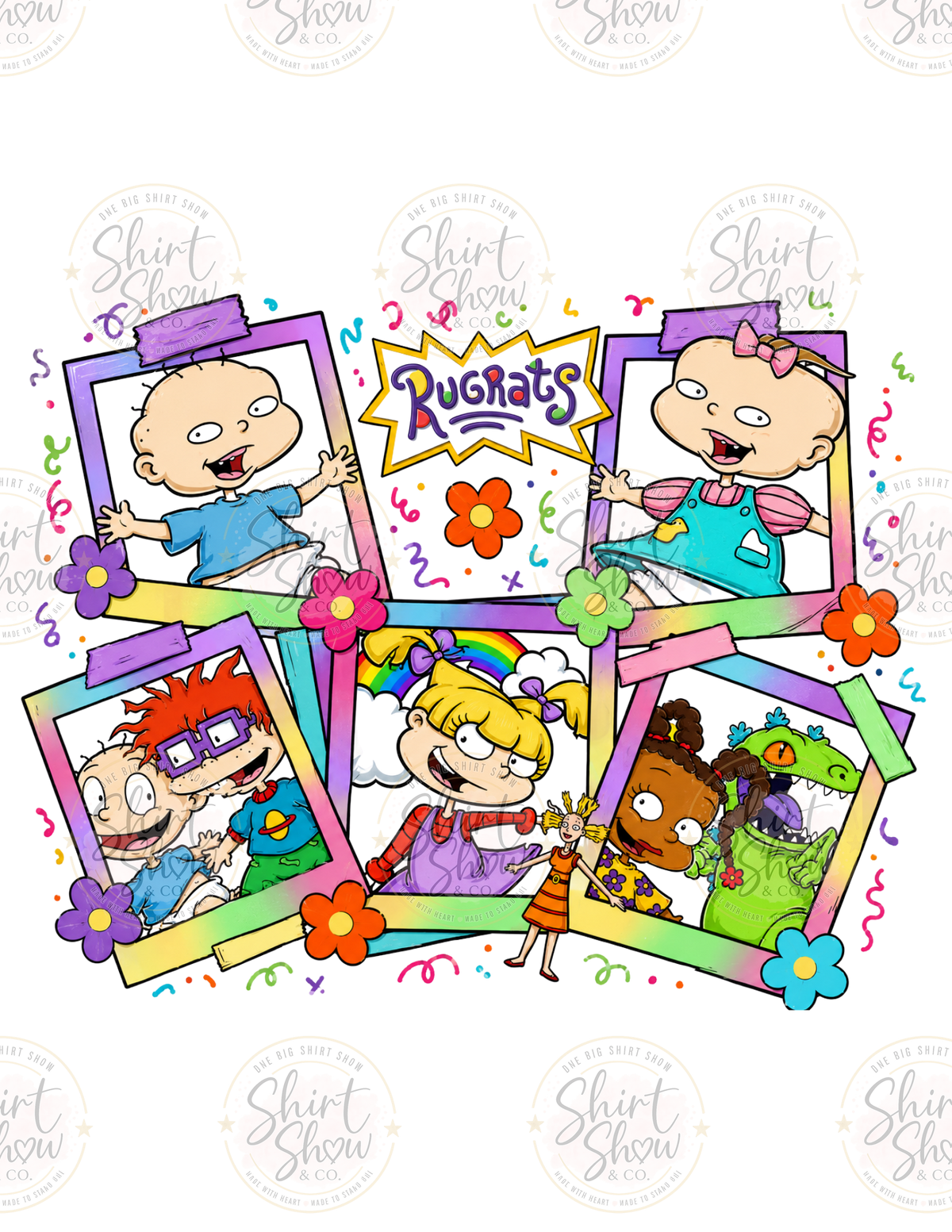 Classroom Cartoon Polaroids digital download preview