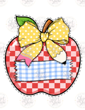 Teacher Apple Bow digital download preview