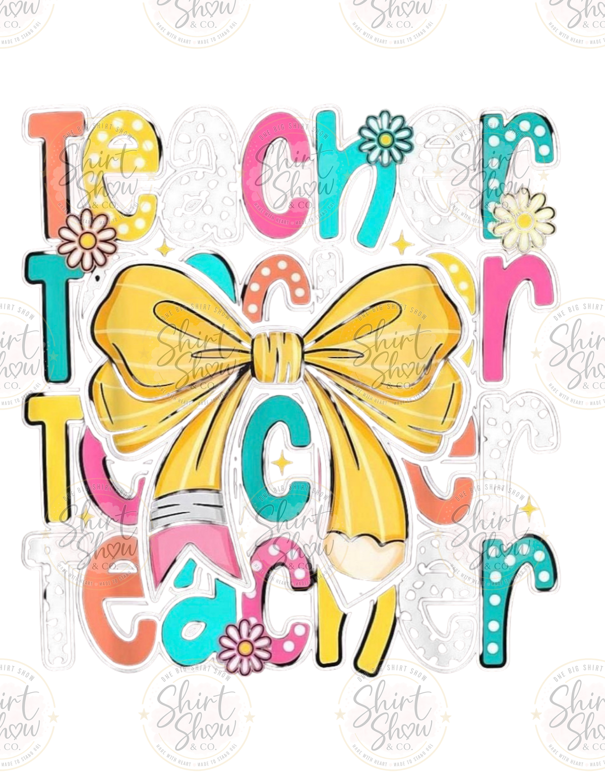 Teacher Teacher Teacher Bow digital download preview